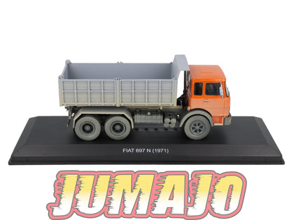 ARG811 Camion 1/43 SALVAT Argentine Benne salle FIAT 697 N