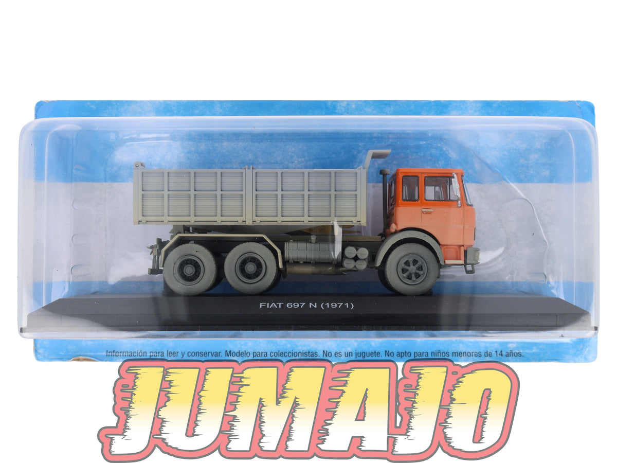 ARG811 Camion 1/43 SALVAT Argentine Benne salle FIAT 697 N