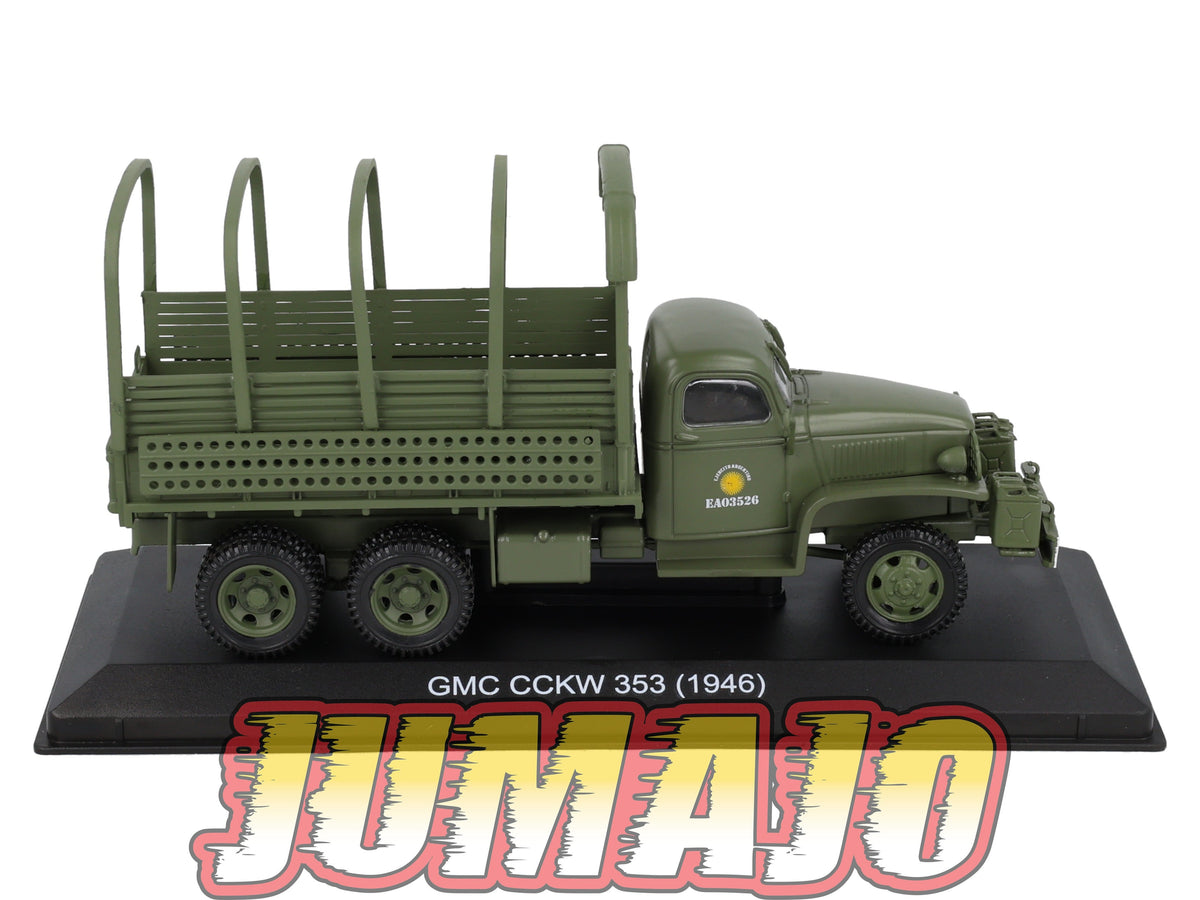 ARG812 Camion 1/43 SALVAT Argentine GMC CCKW 353 1946