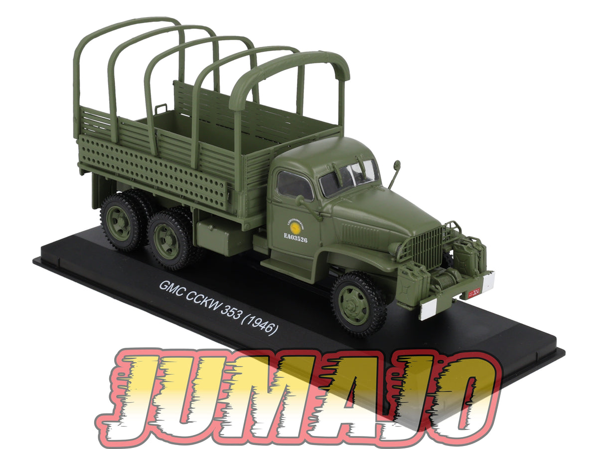 ARG812 Camion 1/43 SALVAT Argentine GMC CCKW 353 1946