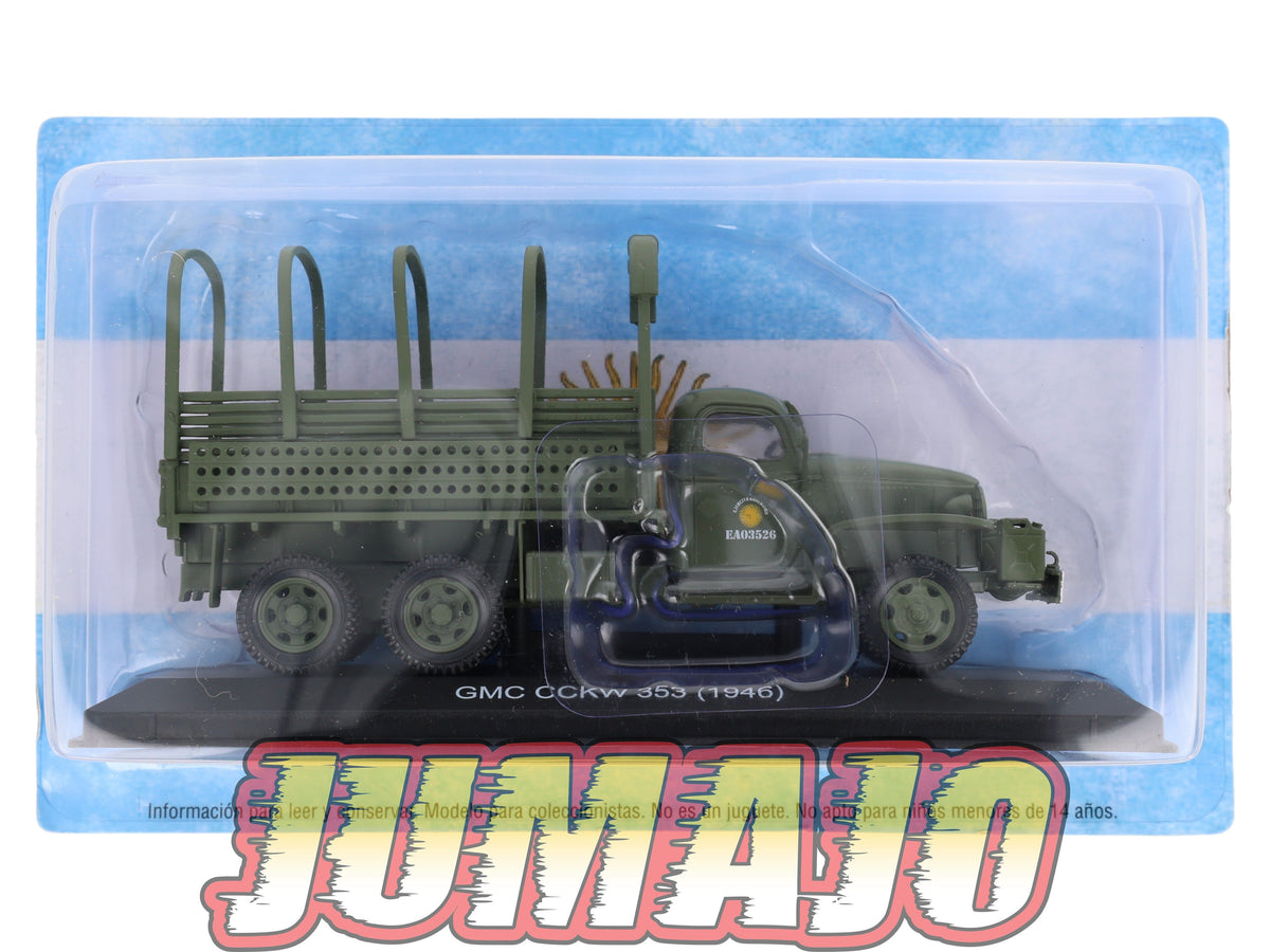 ARG812 Camion 1/43 SALVAT Argentine GMC CCKW 353 1946
