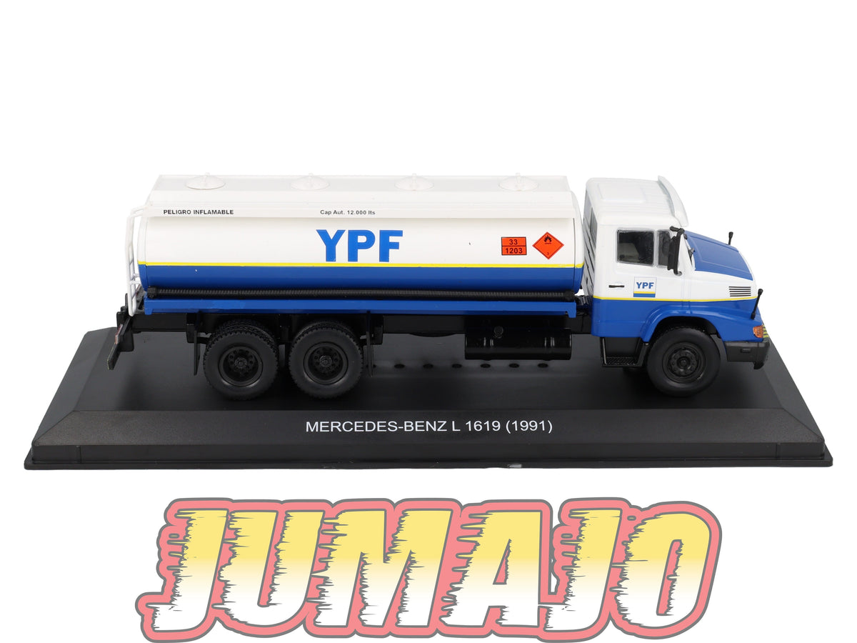 ARG814 Camion 1/43 SALVAT Argentine Citerne MERCEDES BENZ L 1619 1991