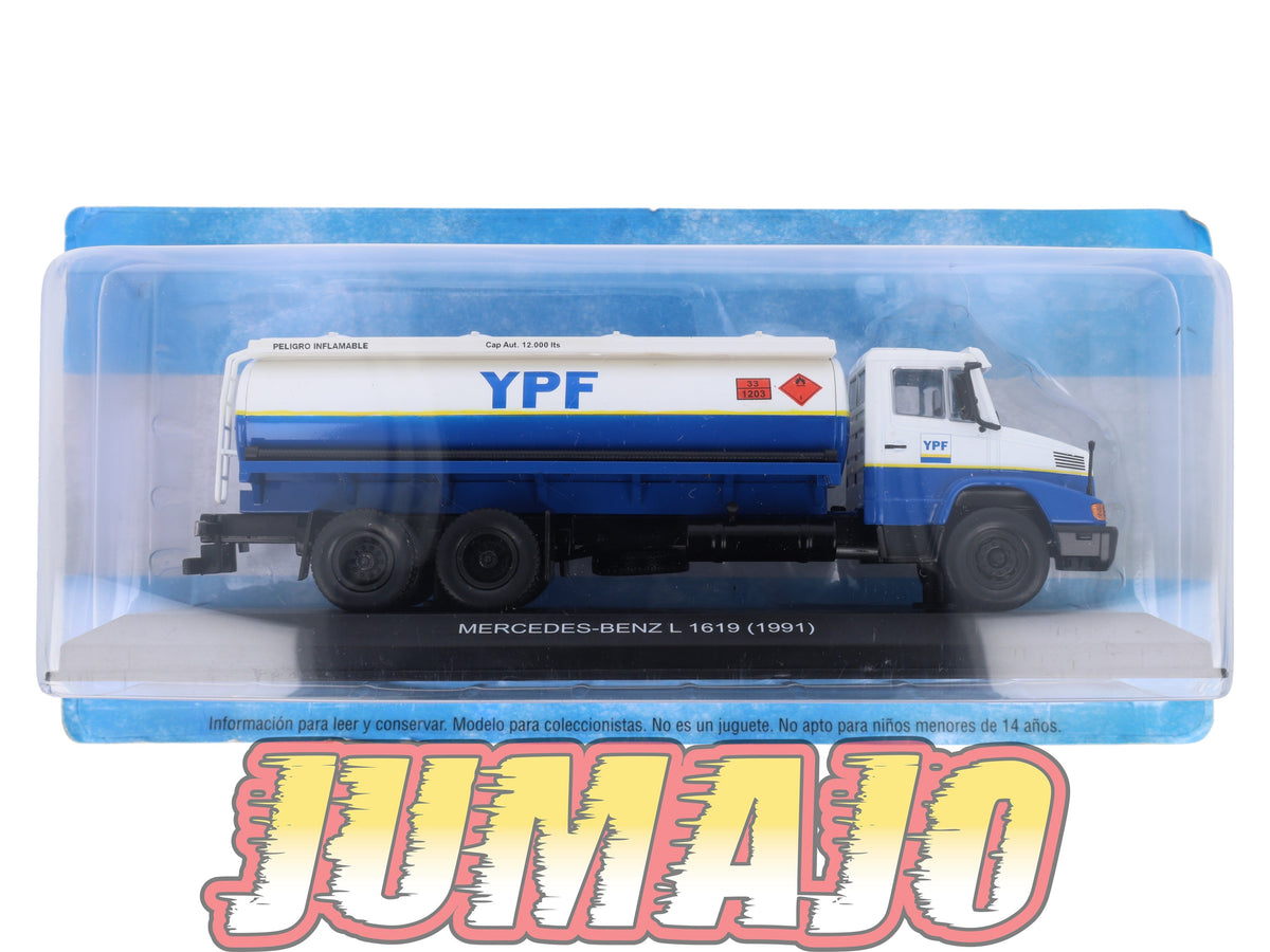 ARG814 Camion 1/43 SALVAT Argentine Citerne MERCEDES BENZ L 1619 1991