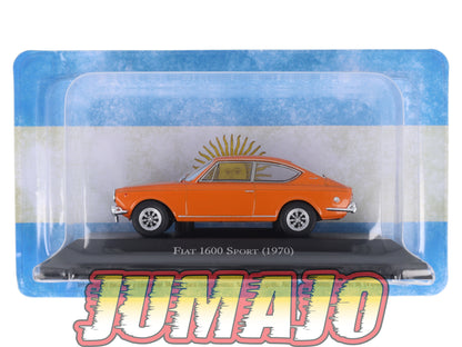 ARG84 Voiture 1/43 SALVAT Argentine Fiat 1600 Sport 1970