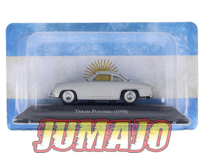 ARG92 Voiture 1/43 SALVAT Argentine Teram Puntero Porsche Indio 1958