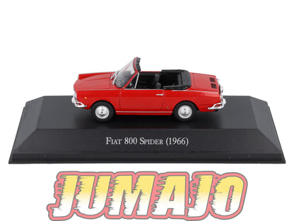 ARG95 Voiture 1/43 SALVAT Argentine Fiat 800 Spider 1966