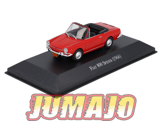 ARG95 Voiture 1/43 SALVAT Argentine Fiat 800 Spider 1966