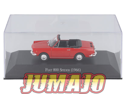 ARG95 Voiture 1/43 SALVAT Argentine Fiat 800 Spider 1966