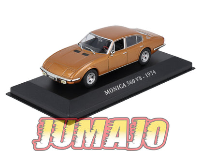 WhiteBox 1:43 Monica 560 V8 année 1974 bleu wb085 modèle voiture wb085 WhiteBox 1:43 Monica 560 V8 année 1974 bleu wb085 modèle voiture wb085