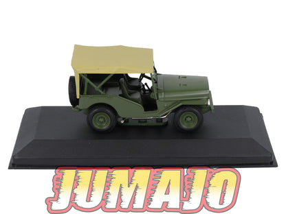 AUT18 Voiture 1/43 IXO altaya Voitures d'autrefois Jeep DELAHAYE VLR 1949