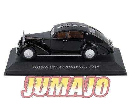 AUT23 Voiture 1/43 IXO altaya Voitures d'autrefois : VOISIN C25 Aérodyne 1934