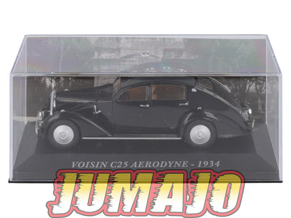 AUT23 Voiture 1/43 IXO altaya Voitures d'autrefois : VOISIN C25 Aérodyne 1934