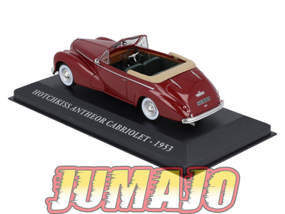 AUT3 1/43 IXO altaya Voitures d'autrefois : HOTCHKISS Anthéor cabriolet 1953