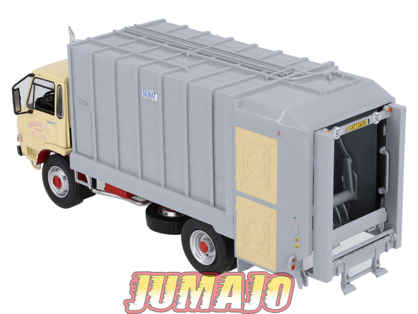 BER41 CAMIONS 1/43 Hachettes IXO BERLIET GC 190 POUBELLE SEMAT