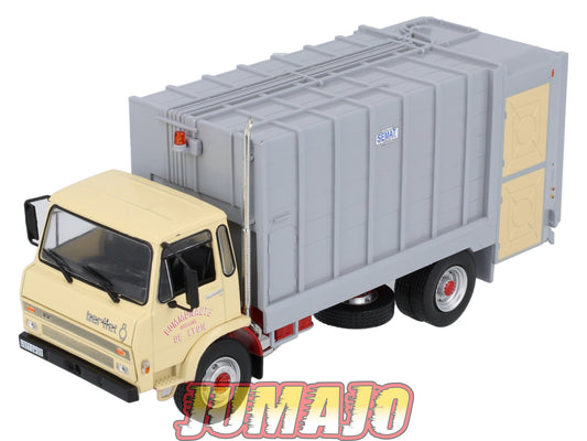 BER41 CAMIONS 1/43 Hachettes IXO BERLIET GC 190 POUBELLE SEMAT