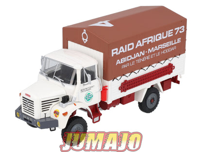 BER48 CAMIONS 1/43 Hachettes IXO BERLIET L64 8R 4x4 Cabine M3 Raid Afrique