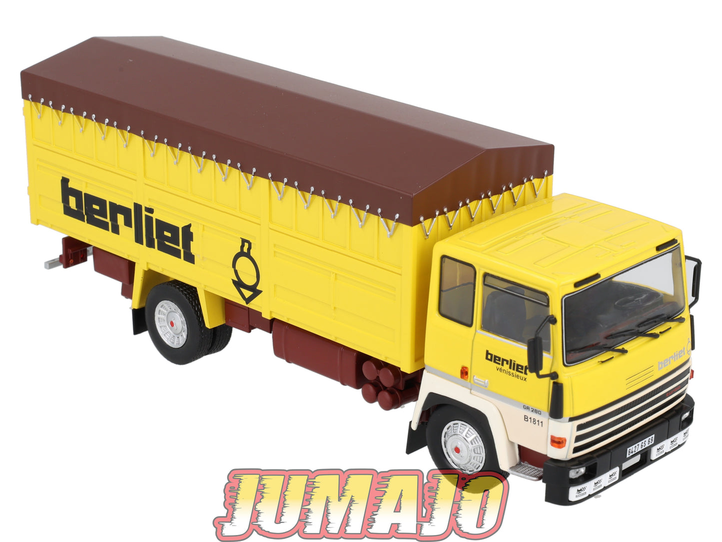 BER51 CAMIONS 1/43 Hachettes IXO BERLIET GR 280 Véhicule de servitude usine