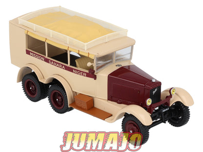 BER56 CAMIONS 1/43 Hachettes IXO BERLIET VPD 6x4 Mission Sahara Niger