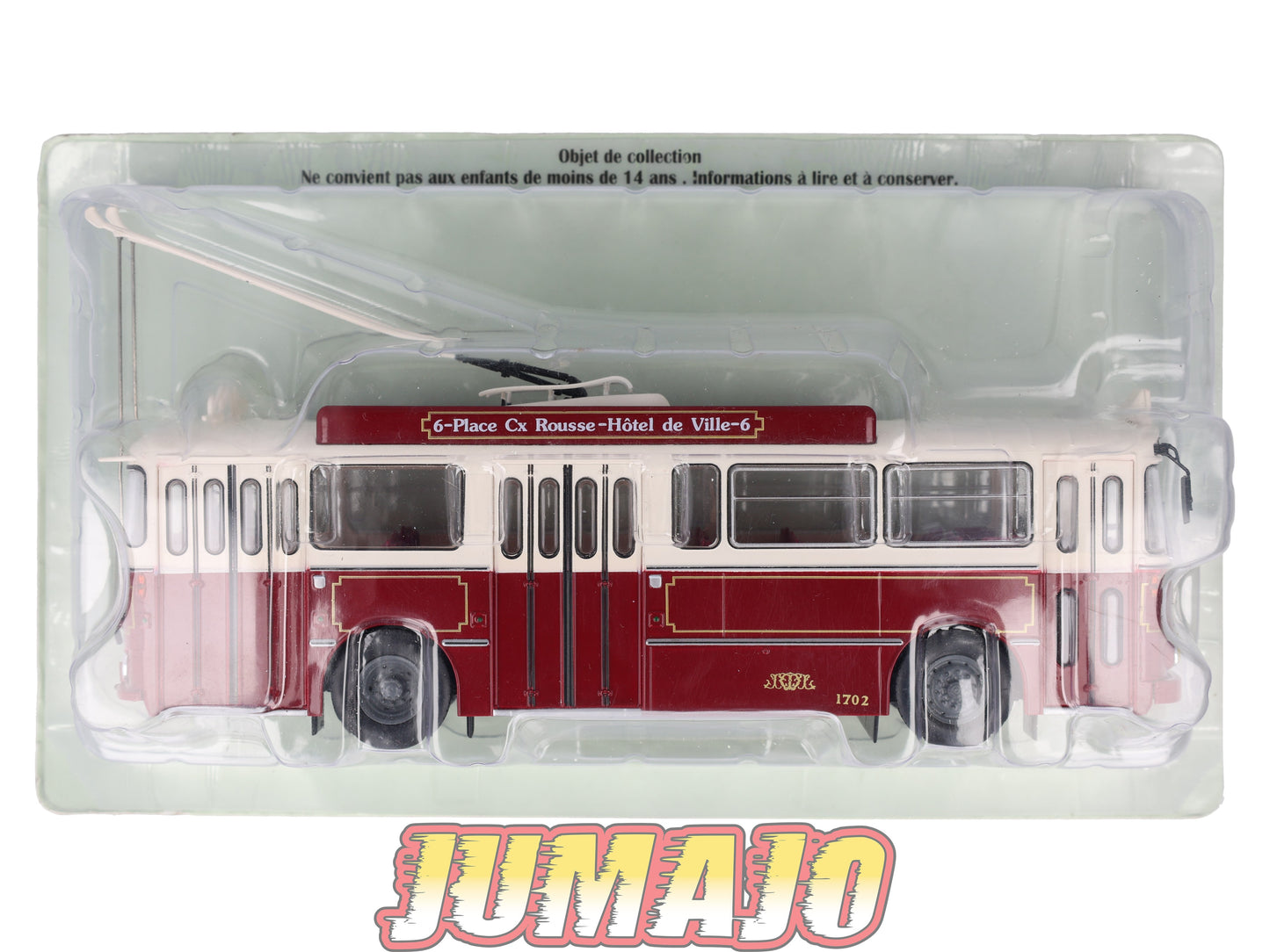 BER60 CAMIONS 1/43 Hachettes IXO BERLIET Vetra VBH 85 Trolleybus