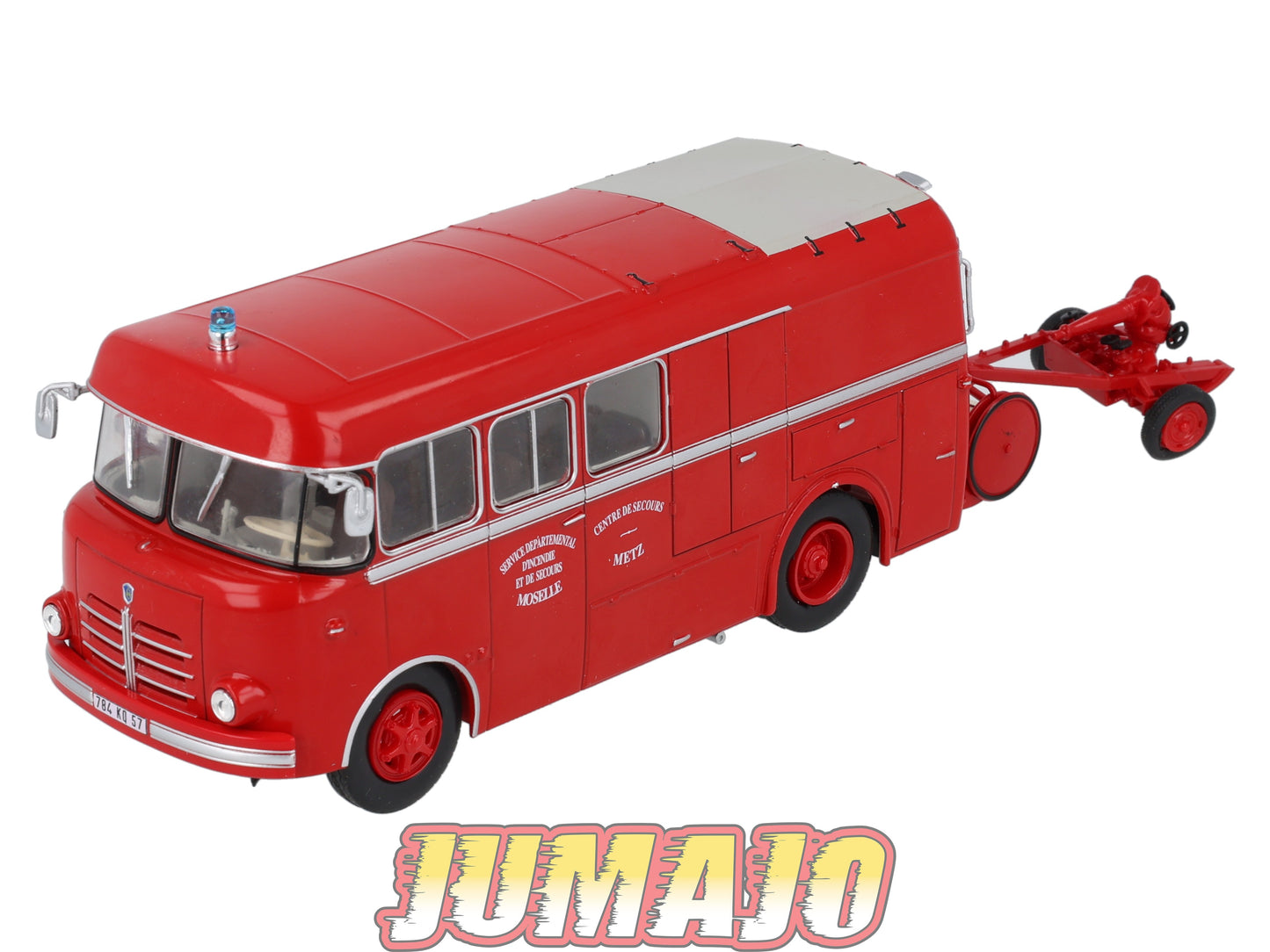 BER65 CAMIONS 1/43 Hachettes IXO BERLIET GLCK Metz Moselle pompier