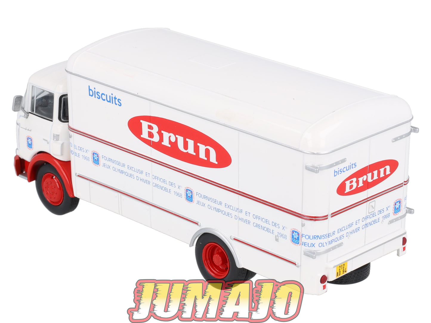 BER68 CAMIONS 1/43 Hachettes IXO BERLIET GAK Fourgon Biscuits bruns