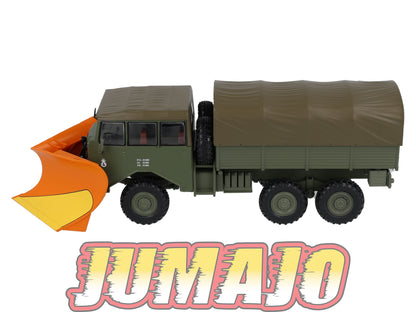 BER69 CAMIONS 1/43 Hachettes IXO BERLIET GBU 15 militaire Chasse-neige