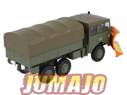 BER69 CAMIONS 1/43 Hachettes IXO BERLIET GBU 15 militaire Chasse-neige