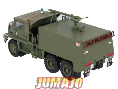 BER76 CAMIONS 1/43 Hachettes IXO BERLIET GBC 8KT Militaire Incendie aeroport