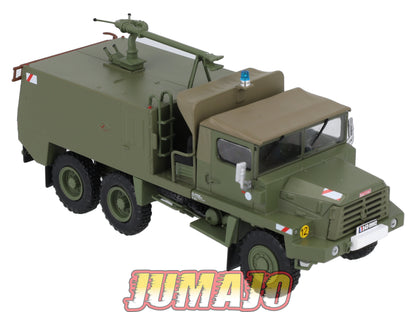 BER76 CAMIONS 1/43 Hachettes IXO BERLIET GBC 8KT Militaire Incendie aeroport