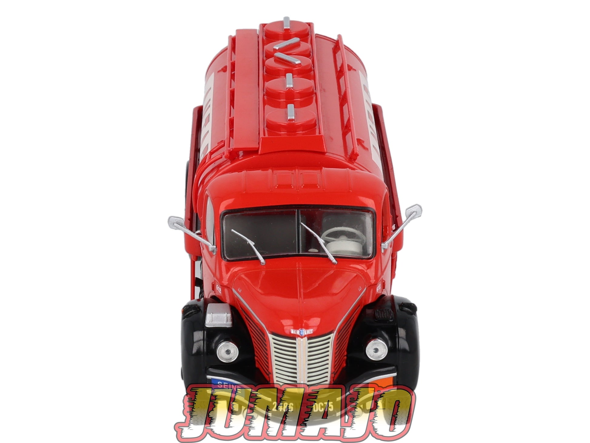 Camion porteur Berliet GLR 8 Sai 2666.2 bleu rouge avec benne à ferraille Camion porteur Berliet GLR 8 Sai 2666.2 bleu rouge avec benne à ferraille