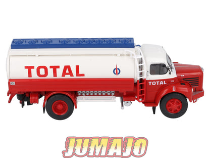 BER81 CAMIONS 1/43 Hachettes IXO BERLIET GLR 8M2 Citerne Total