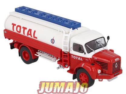 BER81 CAMIONS 1/43 Hachettes IXO BERLIET GLR 8M2 Citerne Total