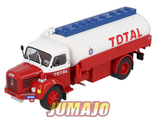 BER81 CAMIONS 1/43 Hachettes IXO BERLIET GLR 8M2 Citerne Total