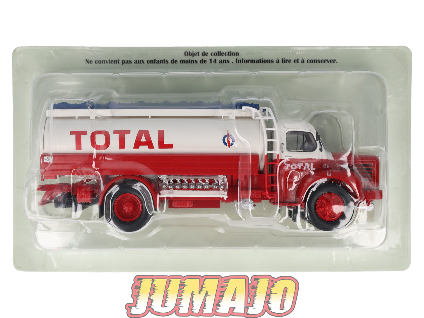 BER81 CAMIONS 1/43 Hachettes IXO BERLIET GLR 8M2 Citerne Total