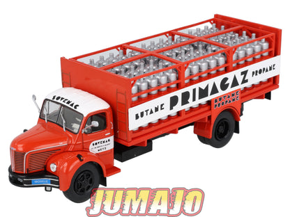 BER86 CAMIONS 1/43 Hachettes IXO BERLIET GLR 8 Bouteilles de gaz