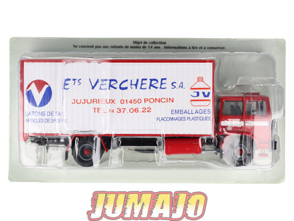 BER88 CAMIONS 1/43 Hachettes IXO BERLIET GR 231 Container Verchere