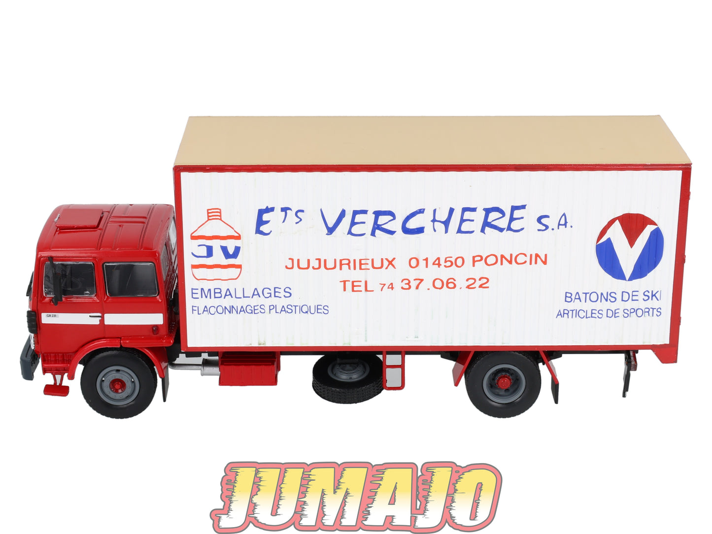 BER88 CAMIONS 1/43 Hachettes IXO BERLIET GR 231 Container Verchere