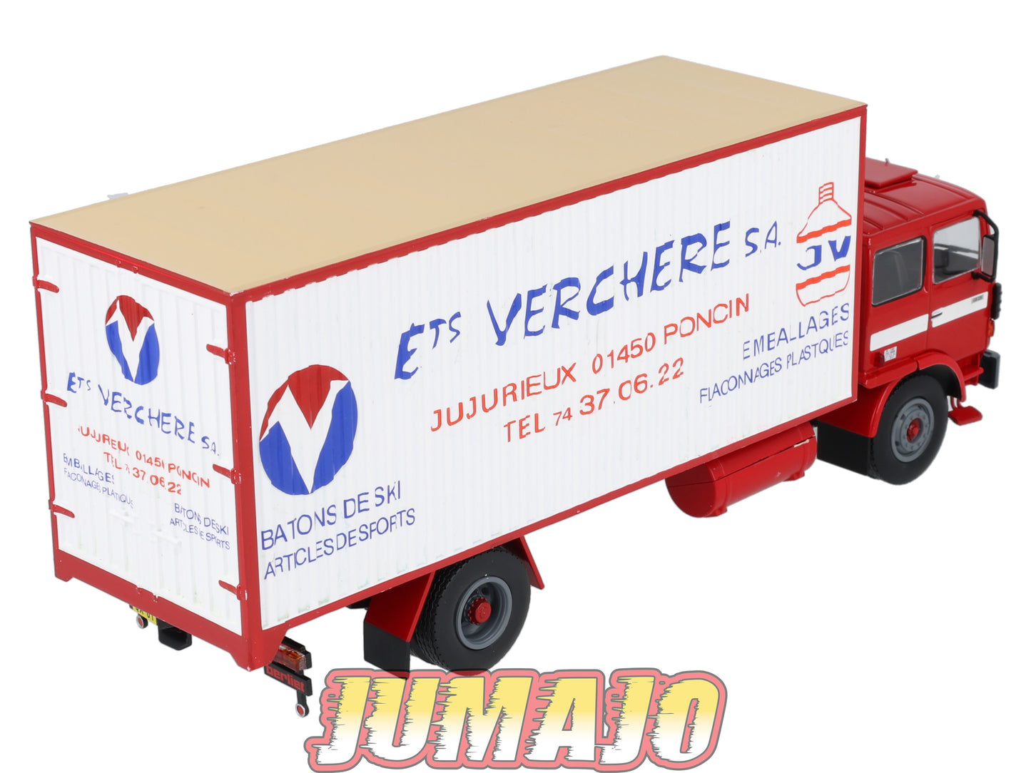 BER88 CAMIONS 1/43 Hachettes IXO BERLIET GR 231 Container Verchere