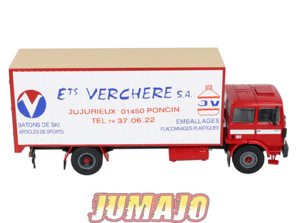 BER88 CAMIONS 1/43 Hachettes IXO BERLIET GR 231 Container Verchere