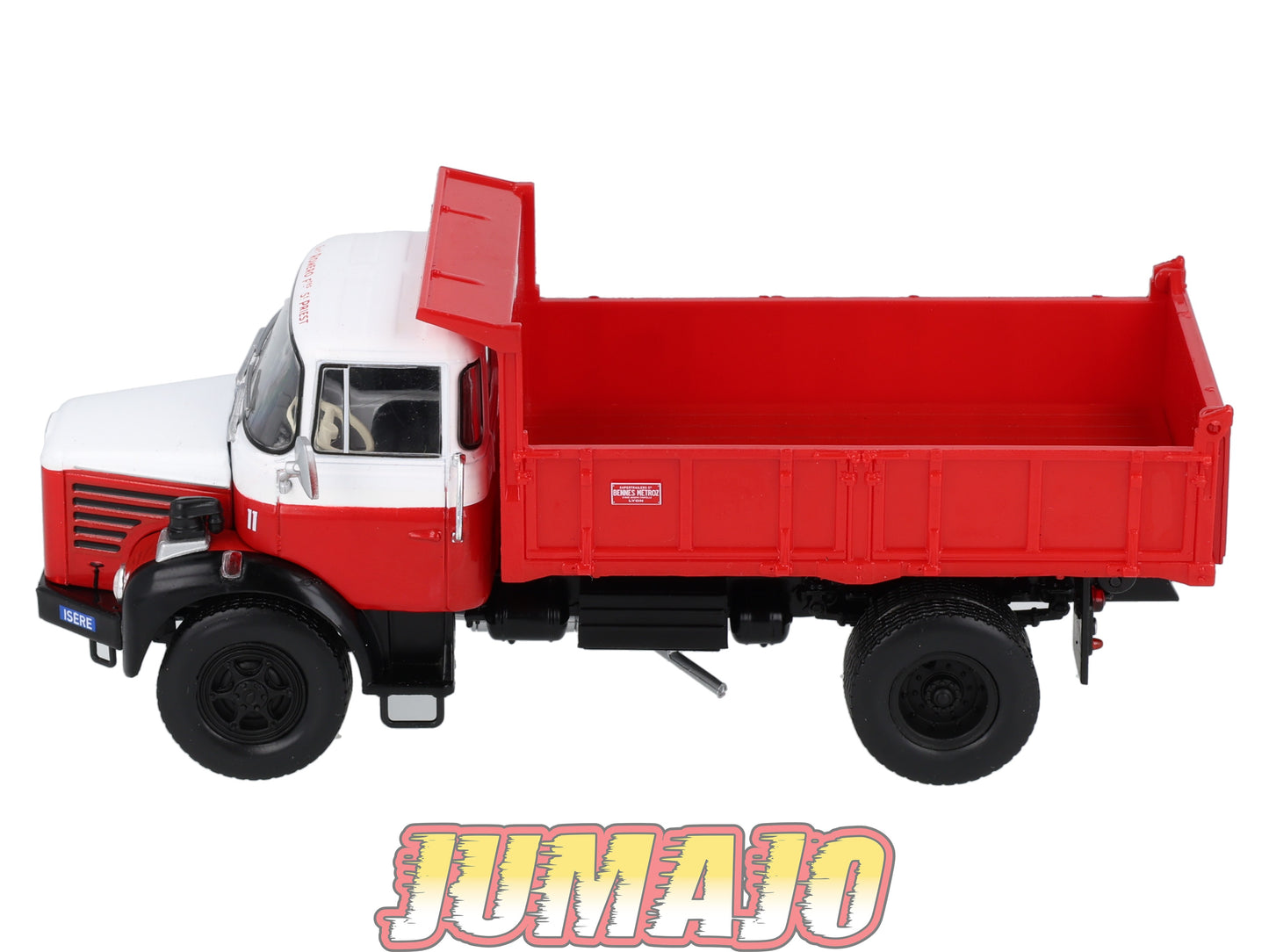 BER89 CAMIONS 1/43 Hachettes IXO BERLIET GLR 8 M3 Benne entrepreneur