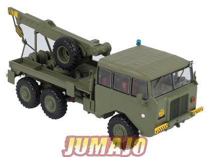 BER92 CAMIONS 1/43 Hachettes IXO BERLIET TBU CLD Militaire Depanneuse