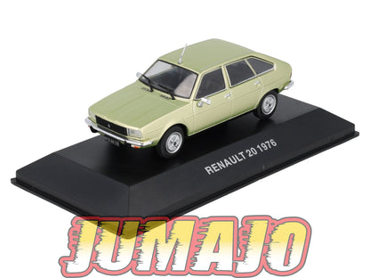 BJ11 Voiture 1/43 JUMAJO Renault 20 1976 vert métallisé