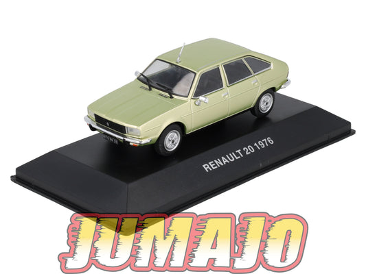 BJ11 Voiture 1/43 JUMAJO Renault 20 1976 vert métallisé