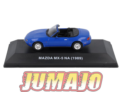 BJ15 Voiture 1/43 JUMAJO MAZDA MX5 NA MIATA 1984 BLEU