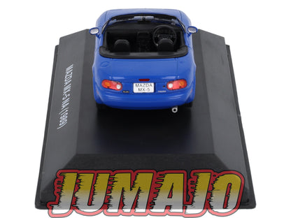 BJ15 Voiture 1/43 JUMAJO MAZDA MX5 NA MIATA 1984 BLEU
