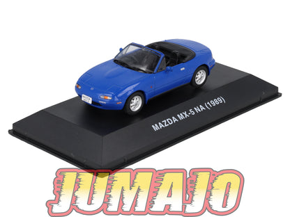 BJ15 Voiture 1/43 JUMAJO MAZDA MX5 NA MIATA 1984 BLEU