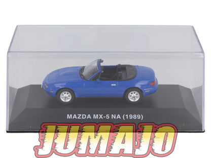 BJ15 Voiture 1/43 JUMAJO MAZDA MX5 NA MIATA 1984 BLEU
