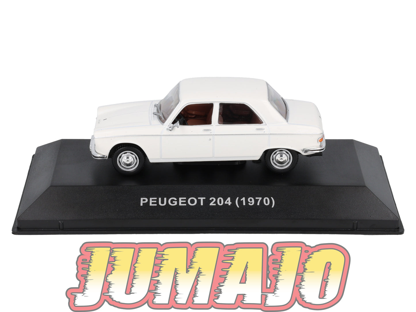 BJ16 Voiture 1/43 JUMAJO Peugeot 204 1970 Blanc