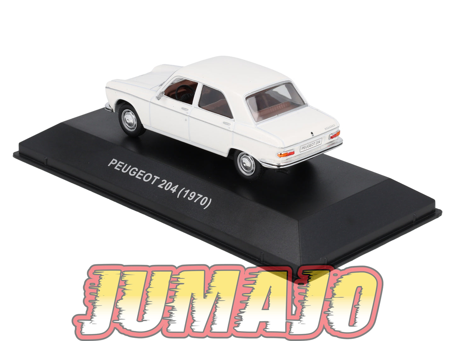 BJ16 Voiture 1/43 JUMAJO Peugeot 204 1970 Blanc