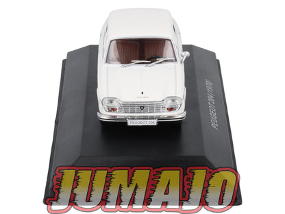 BJ16 Voiture 1/43 JUMAJO Peugeot 204 1970 Blanc